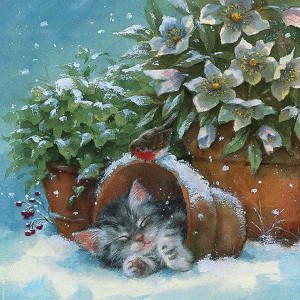 Салфетка для декупажа "Сладкий сон" бумажная, арт. 313211, 33х33 см